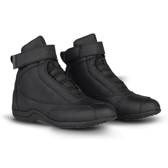 Tour Master Solution WP Air Road Womens Leather Street Motorcycle Boots Black/Size 9.5 Tour Master Solution WP Air Road Womens Leather Street Motorcycle Boots Black/Size 9.5